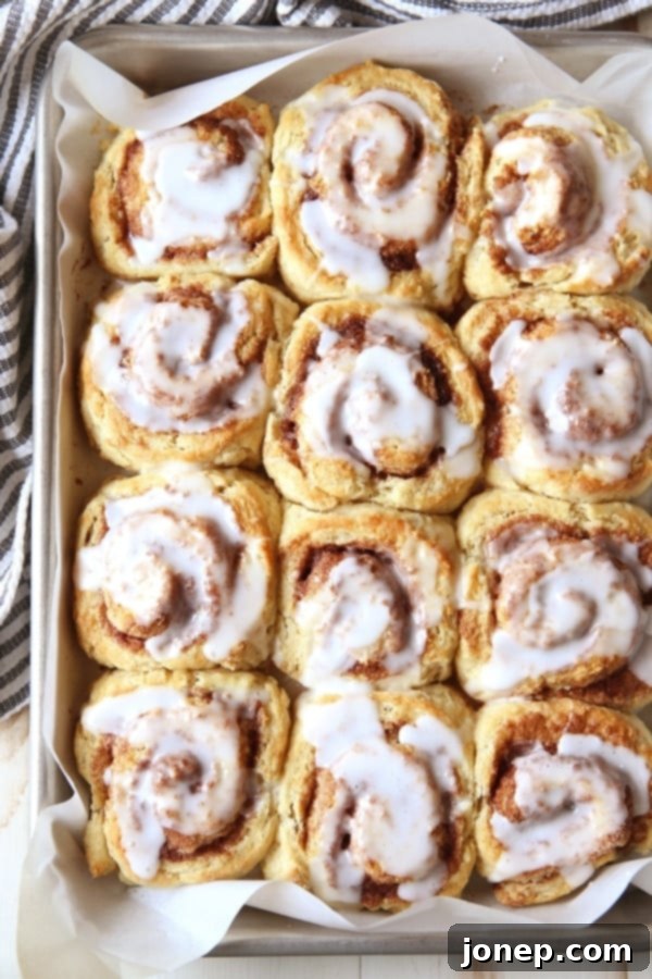 Cinnamon Roll Biscuits | completelydelicious.com