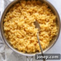 Quick and Creamy Stovetop Mac and Cheese 6 This 15-minute, one-pan mac and cheese is just as easy as from the box but so much better!