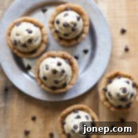Chocolate Chip Cookie Cups with Cookie Dough Frosting | completelydelicious.com