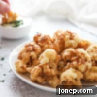 Light and Crispy Cauliflower Tempura 7 Tempura Cauliflower with Spiced Yogurt Dipping Sauce recipe image