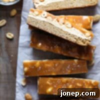 Decadent Salted Caramel Peanut Bars 6 Classic Salted Caramel Peanut Bars recipe image.