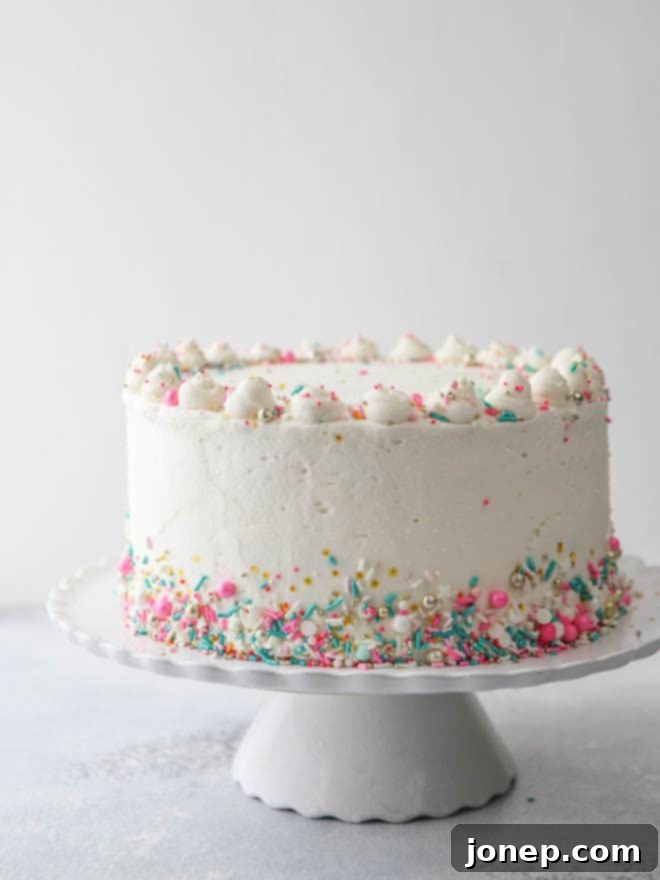 How to frost a layer cake - it's not that scary, I'll show you how!