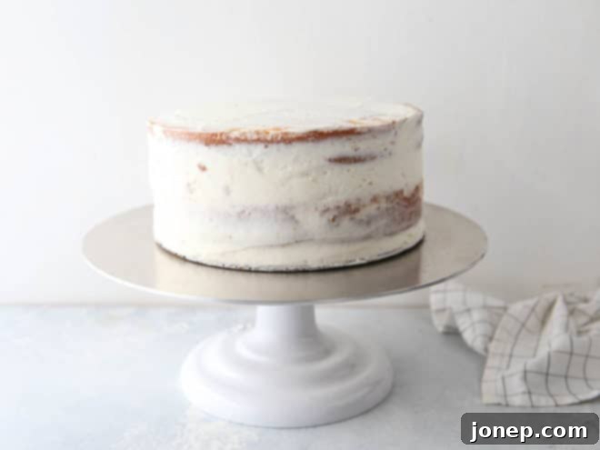 How to frost a layer cake - it's not that scary, I'll show you how!