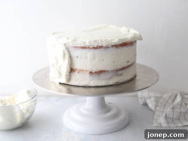 How to frost a layer cake - it's not that scary, I'll show you how!