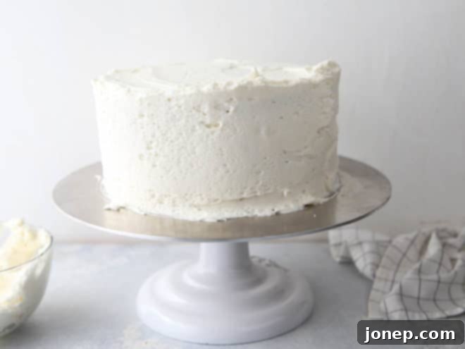 How to frost a layer cake - it's not that scary, I'll show you how!