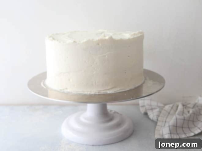 How to frost a layer cake - it's not that scary, I'll show you how!