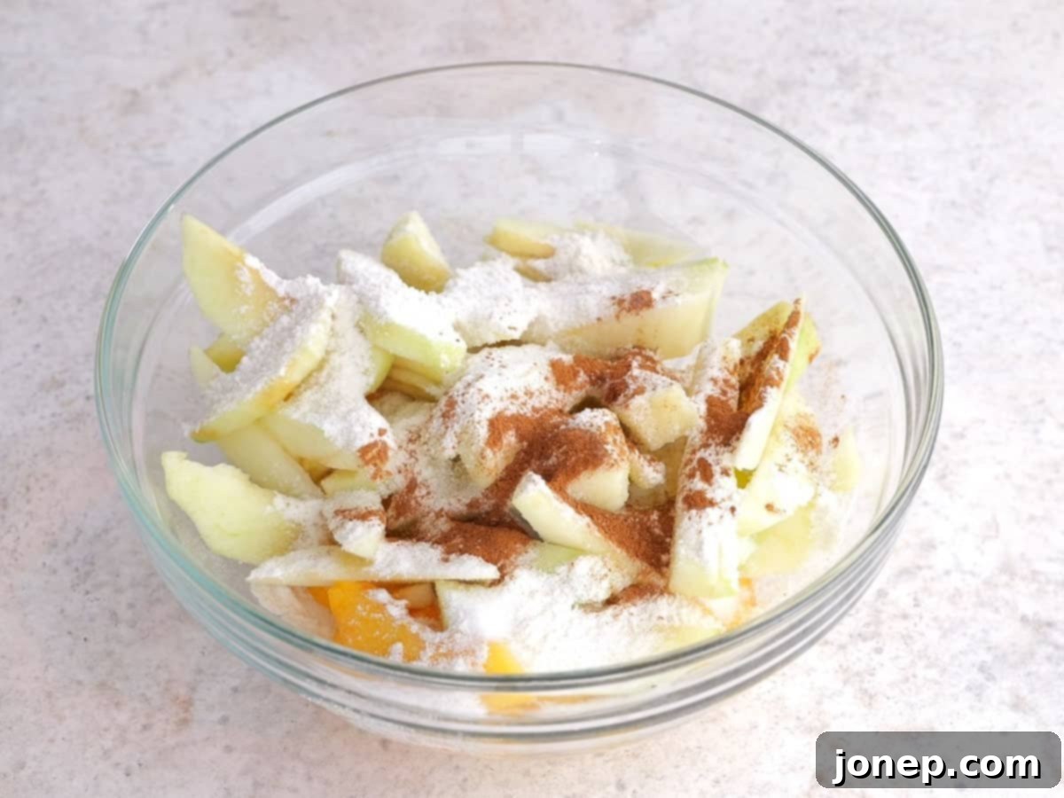 galette ingredients in a bowl