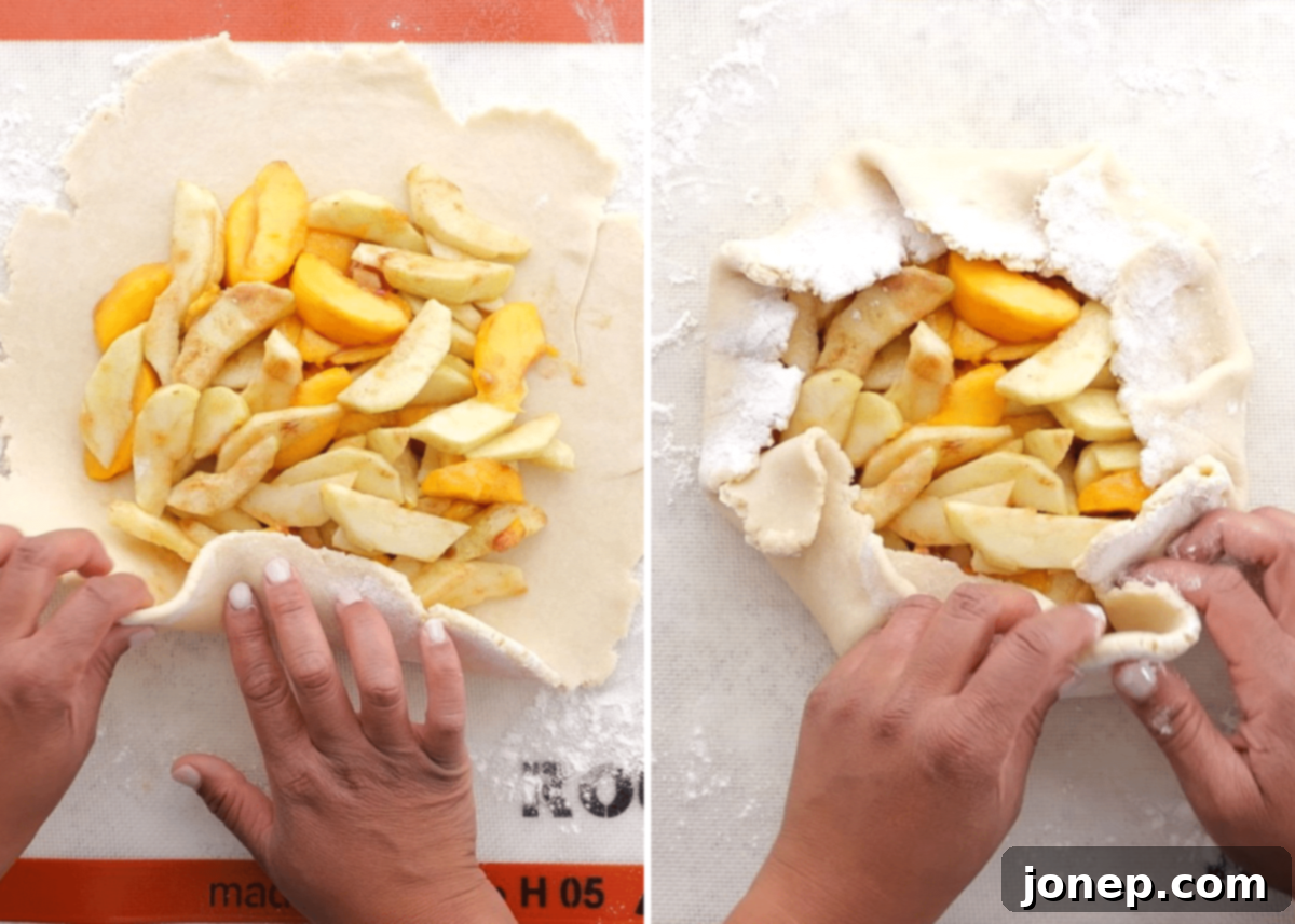 forming the galette