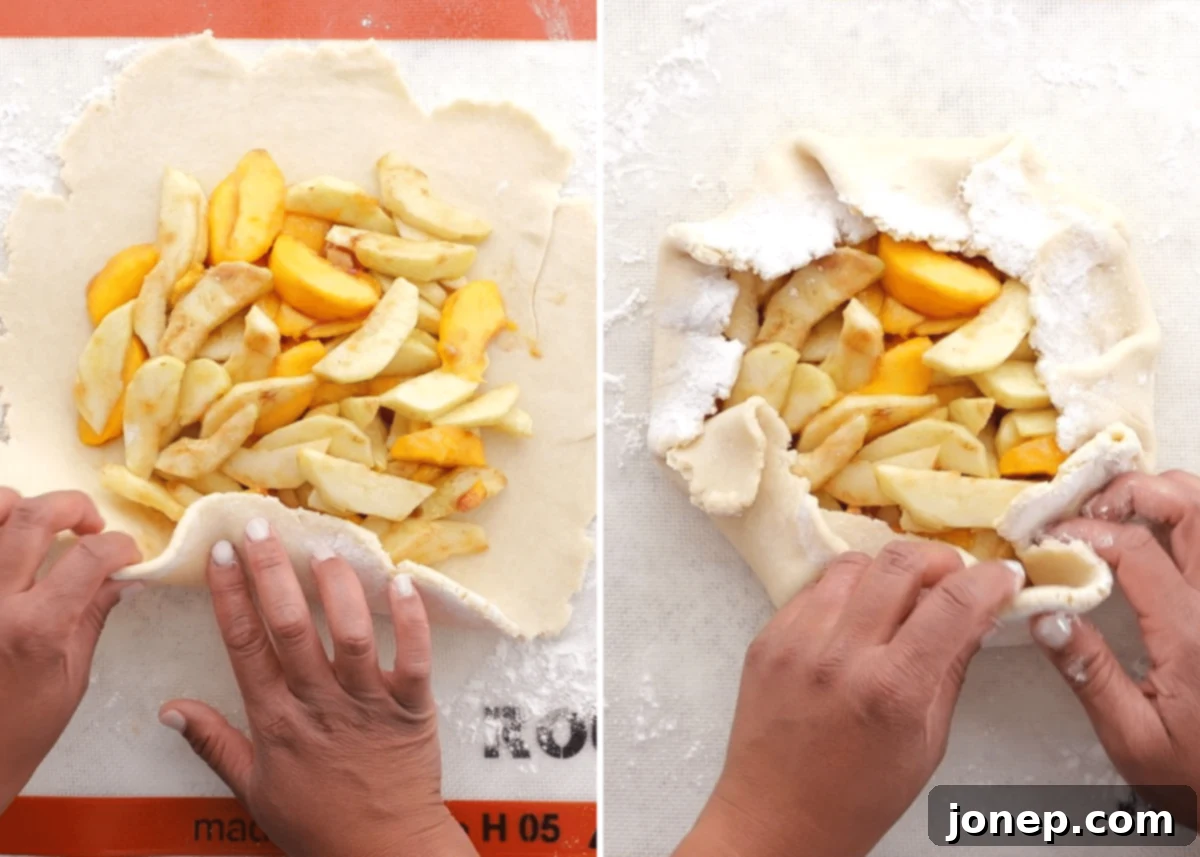 forming the galette