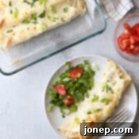 Ultimate Creamy Chicken Enchiladas 7 My family's favorite sour cream chicken enchiladas!