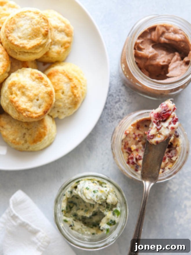 3 different flavored butters to jazz up everything from morning pancakes to roast chicken!