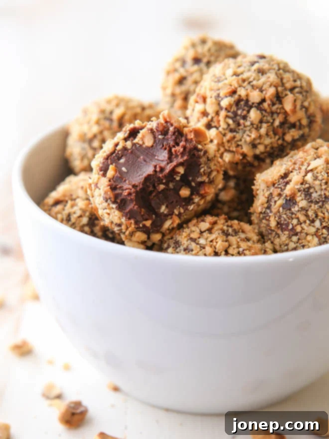 Easy 5-ingredient Nutella Truffles!