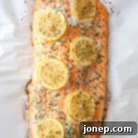 Easy Lemon Herb Roasted Salmon 6 Simplest 5-ingredient lemon-herb roasted salmon, a healthy and quick family favorite