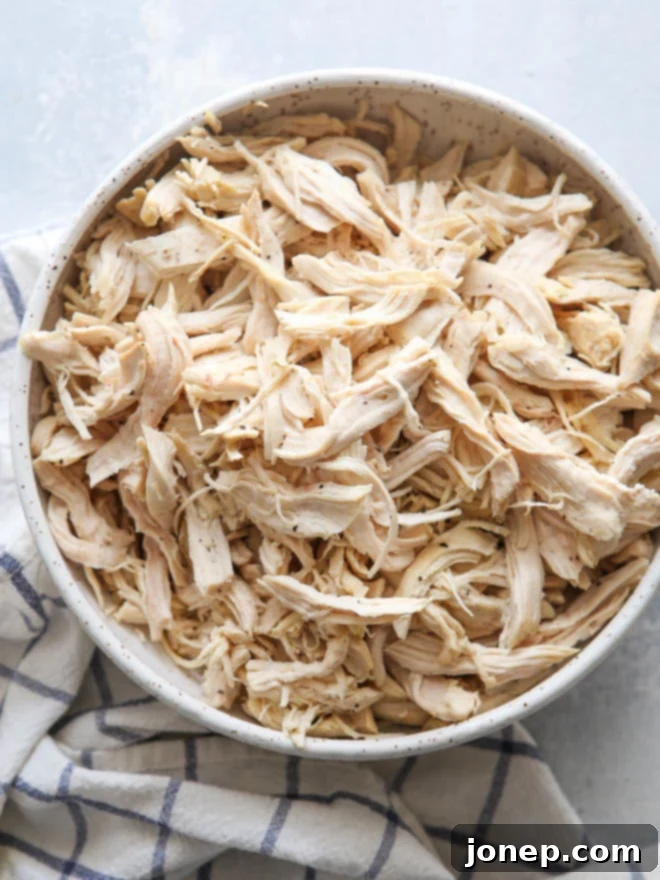 Ultimate Shredded Chicken Three Ways 2 Easy cooked shredded chicken to make cooking easier!