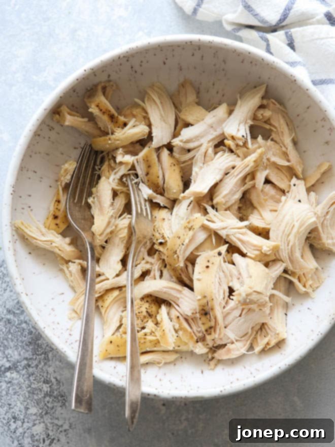 Ultimate Shredded Chicken Three Ways 7 Shredding chicken to use in all sorts of recipes