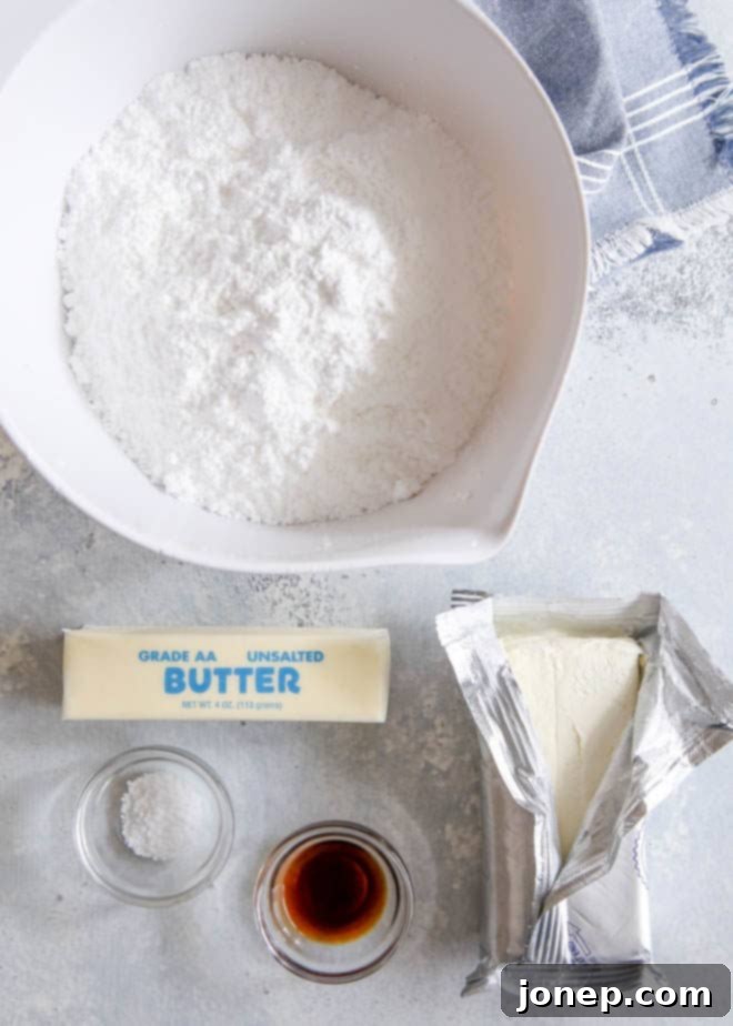 Velvety Cream Cheese Buttercream 3 Ingredients for the creamiest cream cheese buttercream frosting