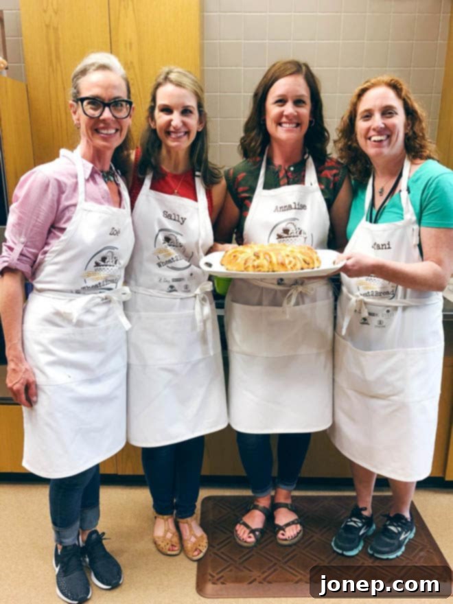Baking with friends, a joyful moment in the kitchen
