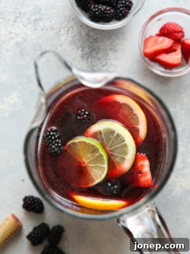 Red Summer sangria