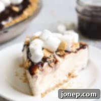 Smores Ice Cream Pie 11 This s'mores ice cream pie is a fun summer dessert!