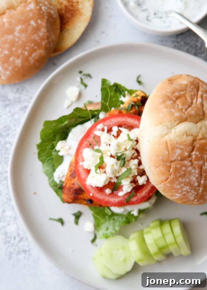 Assembling chicken shawarma sandwiches