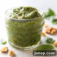 Walnut Basil Delight 7 Basil walnut pesto is a great addition to meat, veggies, salads, pastas and more!