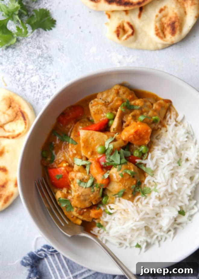 Delicious Pressure Cooker Chicken Coconut Korma