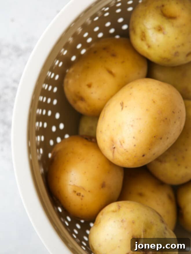 Master the Art of Creamy Fluffy Mashed Potatoes 4 yukon gold potatoes
