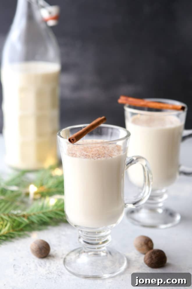 Homemade eggnog is easy to make at home and so much better than store-bought!