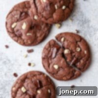 Cool Mint Chocolate Delights 6 Soft and fudgy chocolate mint cookies are a wonderful treat!