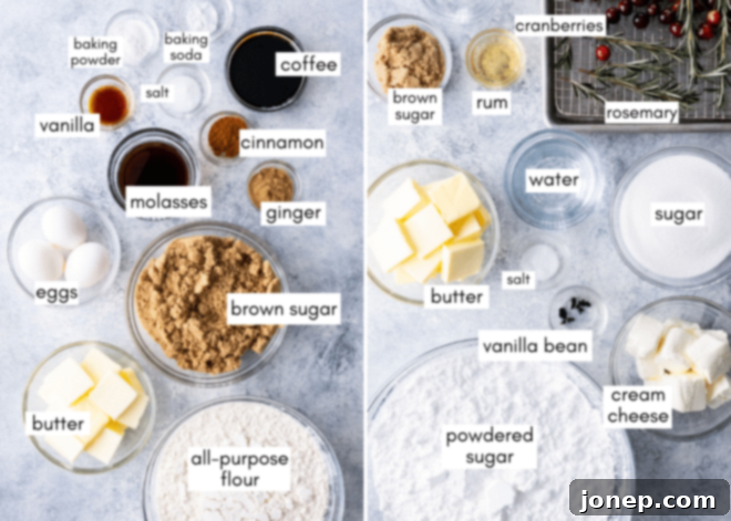 gingerbread cake ingredients