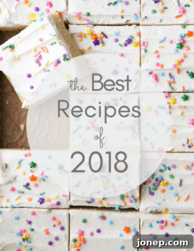 The best recipes from 2018 on completelydelicious.com