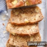 Tropical Ambrosia Loaf 5 This pineapple coconut bread is So flavorful and a little bit better for you!