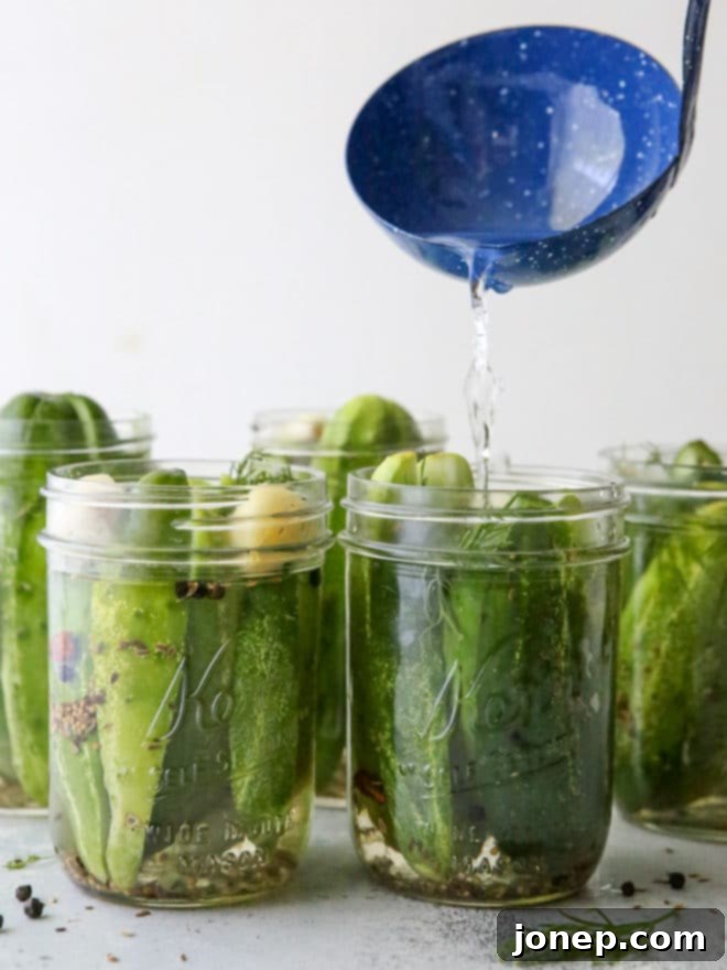 These quick pickles require no canning, just a chill in the fridge!