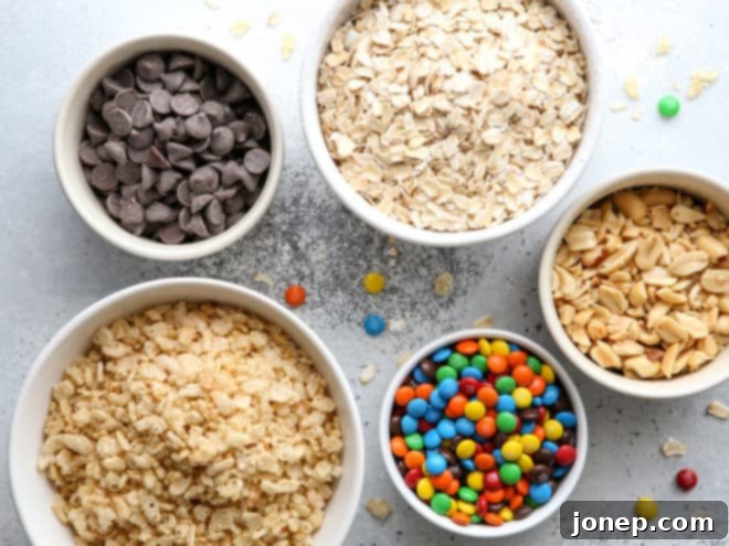 ingredients for monster cookies