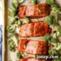 This Asian-glazed sheet-pan salmon and broccoli is a quick, easy, and delicious meal the whole family will love!