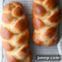 Light, tender, and super flavorful braided challah bread