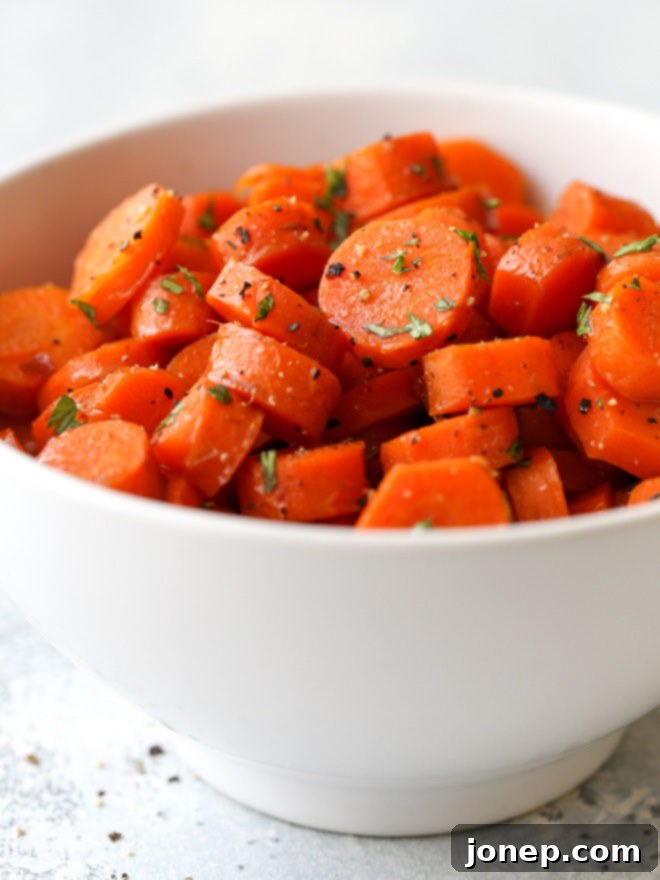 These sweet and savory brown sugar glazed carrots are the perfect side dish to any meal!