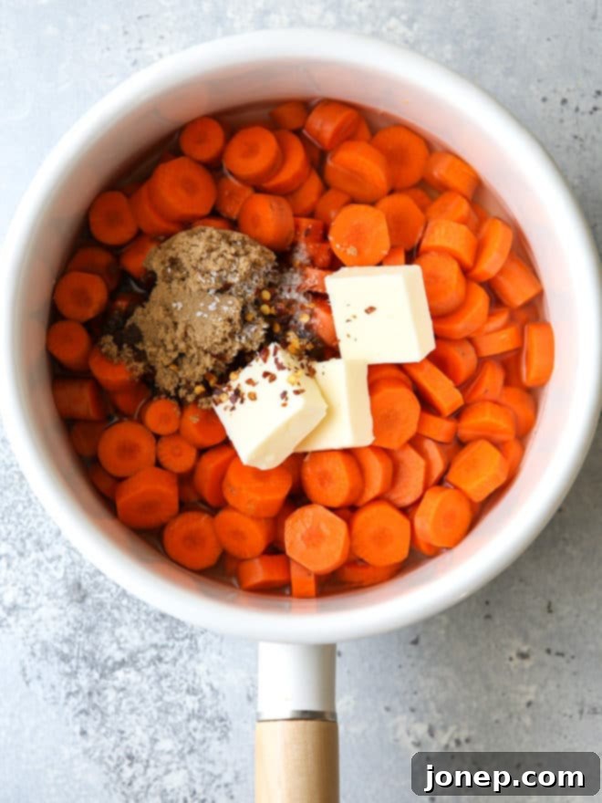 Just a few ingredients are all you need to make these sweet and savory brown sugar glazed carrots
