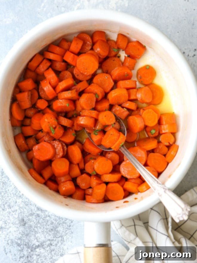 These sweet and savory brown sugar glazed carrots are the perfect side dish to any meal!