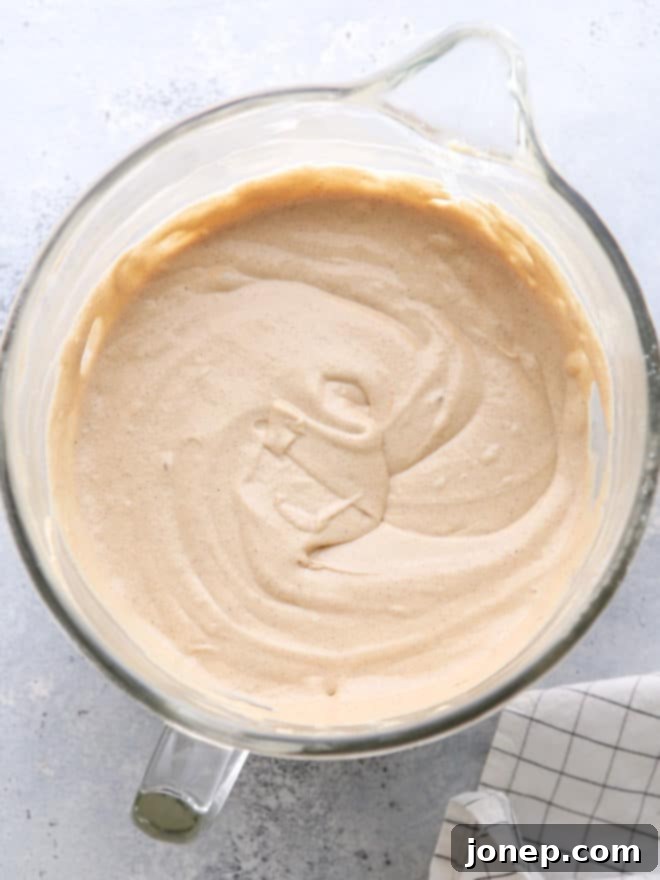brown sugar cinnamon cake batter
