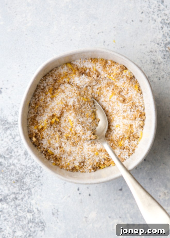 The Perfect Golden Roasted Turkey 5 Dry brine ingredients expertly mixed in a bowl, ready to be applied to a turkey for maximum flavor.