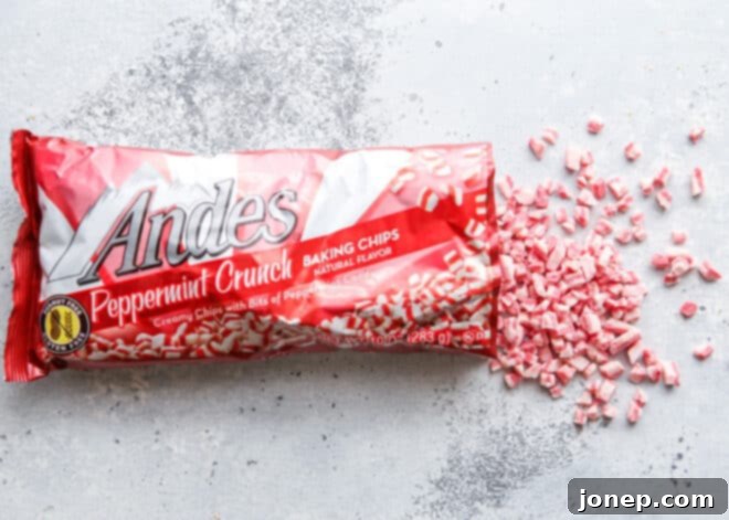 Andes peppermint crunch baking chips