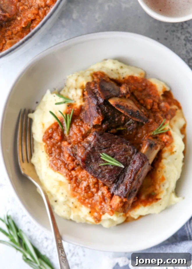 Beer braised short ribs are the ultimate comfort food