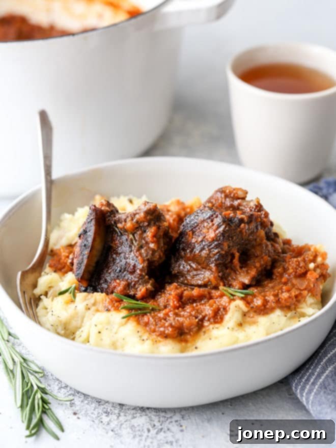 Beer braised short ribs are the ultimate comfort food