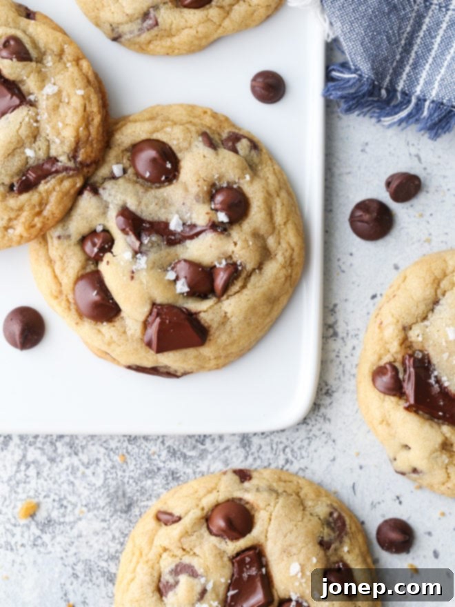 Irresistibly Chewy Chocolate Chip Cookies 2 The best chocolate chip cookies, freshly baked and perfectly golden