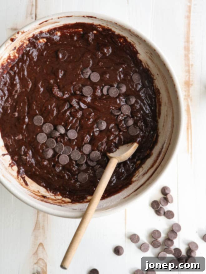 Triple fudge brownie batter