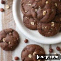 Decadent Chocolate Hazelnut Treats 6 Chocolate Hazelnut Cookies | completelydelicious.com