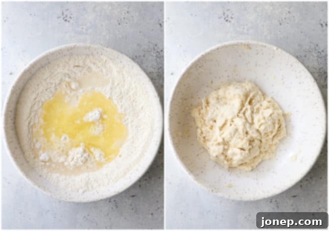 Golden Honey Cinnamon Fry Bread 4 mixing fry bread dough