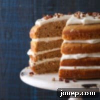 This Sweet Potato Spice Cake with Cream Cheese Frosting is a great fall dessert!
