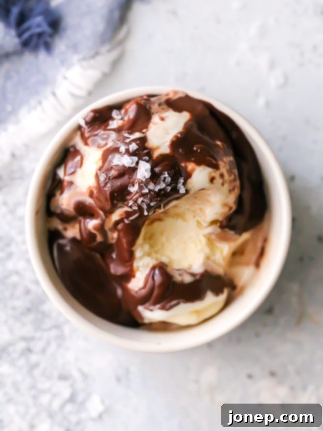 This is the richest, most chocolaty hot fudge sauce you've ever tasted! It's the perfect topping for ice cream and other desserts.